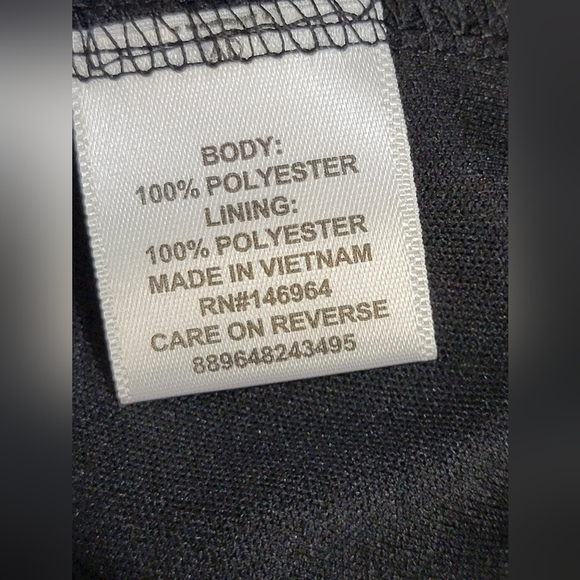 ELLE Swiss Dot Halter Dress Size XS Sleeveless Shift - Picture 8 of 10